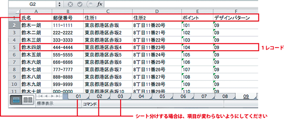 エクセルデータ1
